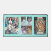 tapis de bureau Mucha Art déco nouveau femmes (Recto)