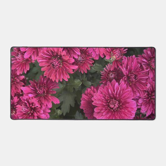 Tapis de bureau Mums Violet (Recto)