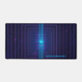 Tapis de Bureau Néon d'Accès au Système Cyberpunk (Recto)