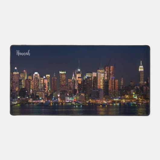 Tapis de bureau Nuits de ville d'Hannah (Recto)