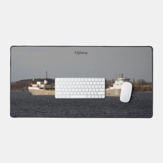 Tapis de bureau ojibway (Clavier et souris)