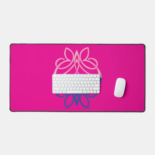 Tapis de bureau papillon (Clavier et souris)