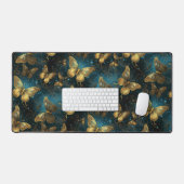 Tapis de bureau Papillons Dorés (Clavier et souris)
