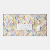 Tapis de bureau pastel abstrait moderne (Clavier et souris)