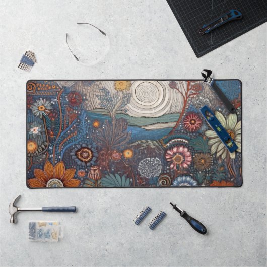 Tapis de bureau Paysage d'Art Populaire (Poste de travail)