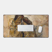 Tapis de bureau peinture chaussures Van Gogh (Clavier et souris)