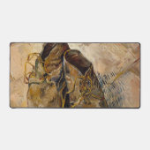 Tapis de bureau peinture chaussures Van Gogh (Recto)