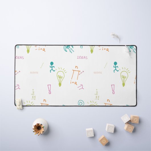 Tapis de bureau personnalisé (Tableau pour enfants)