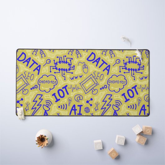 Tapis de bureau personnalisé (Tableau pour enfants)