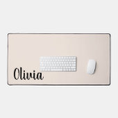 Tapis de bureau personnalisé avec nom | Panier de  (Clavier et souris)