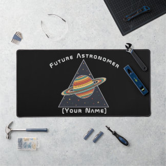 Tapis de bureau personnalisé pour astronome futur