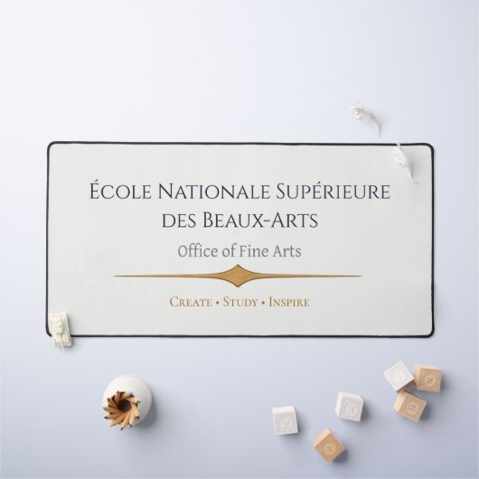 Tapis de bureau personnalisé pour étudiant (Tableau pour enfants)