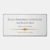 Tapis de bureau personnalisé pour étudiant (Recto)