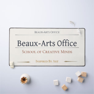 Tapis de bureau personnalisé pour étudiant