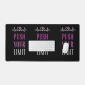 Tapis De Bureau Personnalisé Poussez Vos Limites (Clavier et souris)