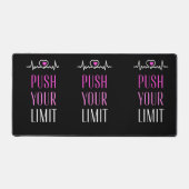 Tapis De Bureau Personnalisé Poussez Vos Limites (Recto)