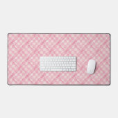 TAPIS DE BUREAU "PINK CHECK QUILT" - PETITE ÉCHELL (Clavier et souris)