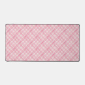 TAPIS DE BUREAU "PINK CHECK QUILT" - PETITE ÉCHELL (Recto)