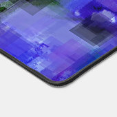 Tapis de bureau pixelisé bleu et violet (Coin)