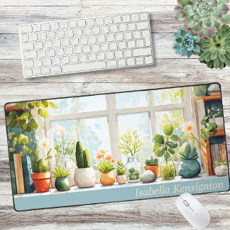 Tapis de bureau pour cactus succulents Maison bota