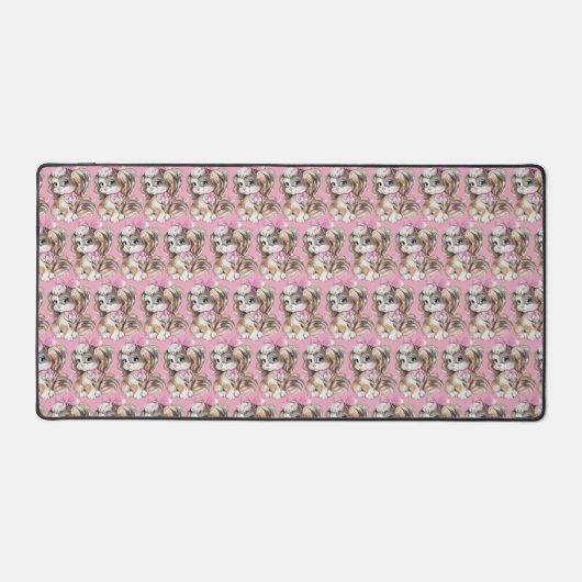 Tapis de bureau pour chiot (Recto)