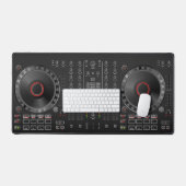 Tapis de bureau pour contrôleur DJ (Clavier et souris)