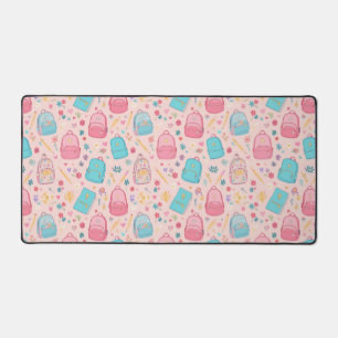 Tapis de bureau pour enseignante rose, Tapis de bu