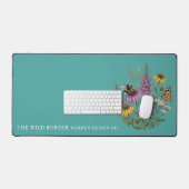 Tapis de bureau pour jardin botanique abeille papi (Clavier et souris)