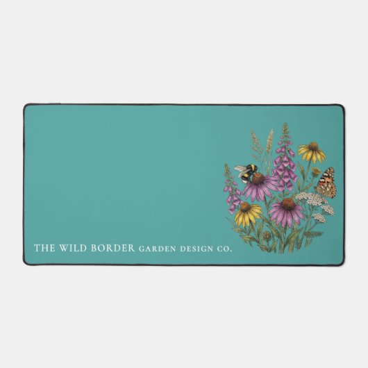 Tapis de bureau pour jardin botanique abeille papi (Recto)