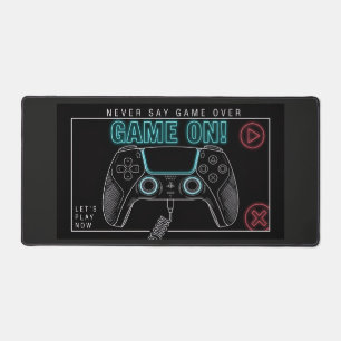 Tapis de bureau pour manette néon "Ne jamais dire