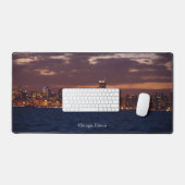 Tapis de bureau pour skyline de Chicago, Illinois (Clavier et souris)