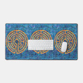 TAPIS DE BUREAU POUR STUDIO DE TRAVAIL LABYRINTH I (Clavier et souris)