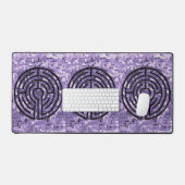 TAPIS DE BUREAU POUR STUDIO DE TRAVAIL LABYRINTH V (Clavier et souris)