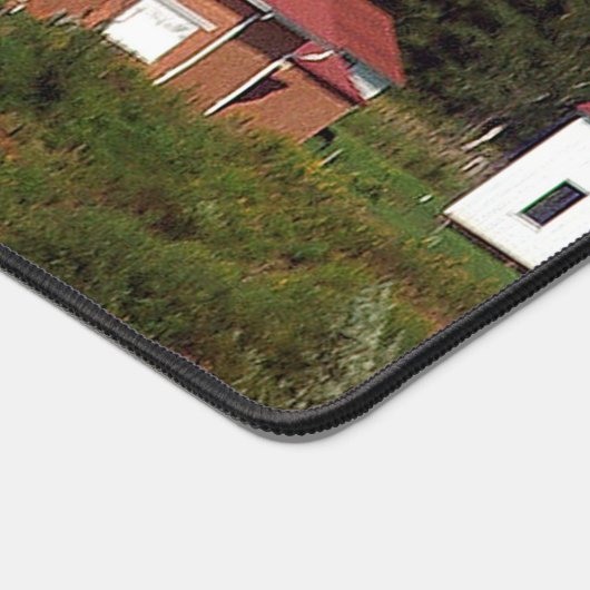 Tapis de bureau Raspberry Island Lighthouse (Coin)