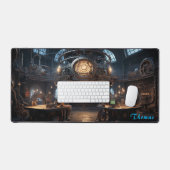 Tapis de bureau Retro Steampunk Factory (Clavier et souris)