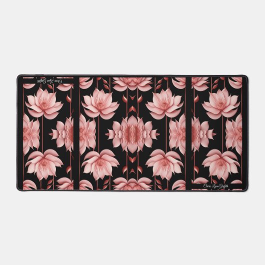 Tapis de bureau rose classique (Recto)