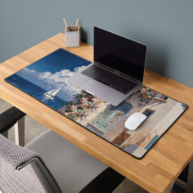 Tapis de bureau Rose côtière méditerranéenne et vo