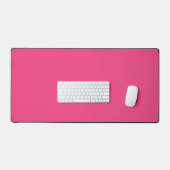 Tapis de bureau rose minimal pour le confort à la (Clavier et souris)