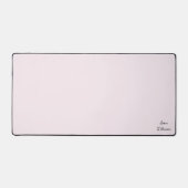 Tapis de bureau rose personnalisé avec nom personn (Recto)