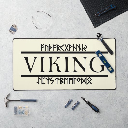 Tapis de bureau Runes Viking (Poste de travail)