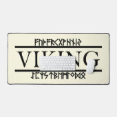 Tapis de bureau Runes Viking (Clavier et souris)
