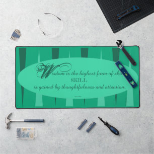 Tapis de bureau Sagesse et Compétence