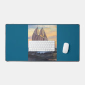 Tapis de bureau Schooner (Clavier et souris)
