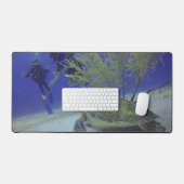 Tapis de bureau Sea Turtle Dive – Aventure sous-ma (Clavier et souris)