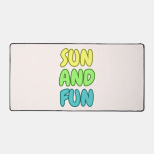Tapis de bureau Soleil et Amusement
