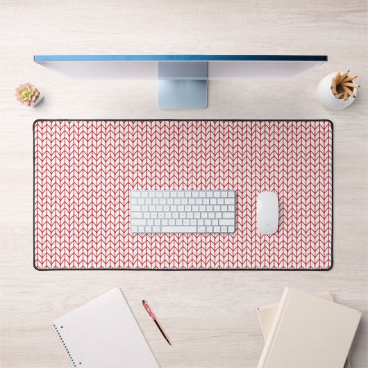 TAPIS DE BUREAU STUDIO RED LINE KNIT  (Bureau 1)