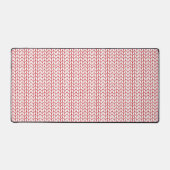 TAPIS DE BUREAU STUDIO RED LINE KNIT  (Recto)