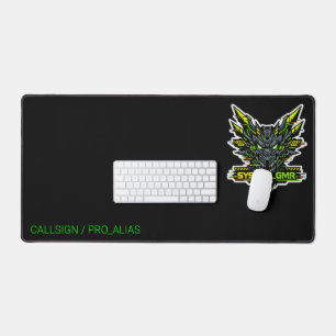Tapis de bureau SYSTEM GMR Cyber Dragon Glitch Gam