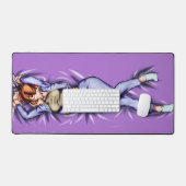 Tapis de bureau Talia Violet de Noctalia (Clavier et souris)