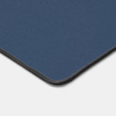 Tapis de bureau texturé bleu pour confort et style (Coin)